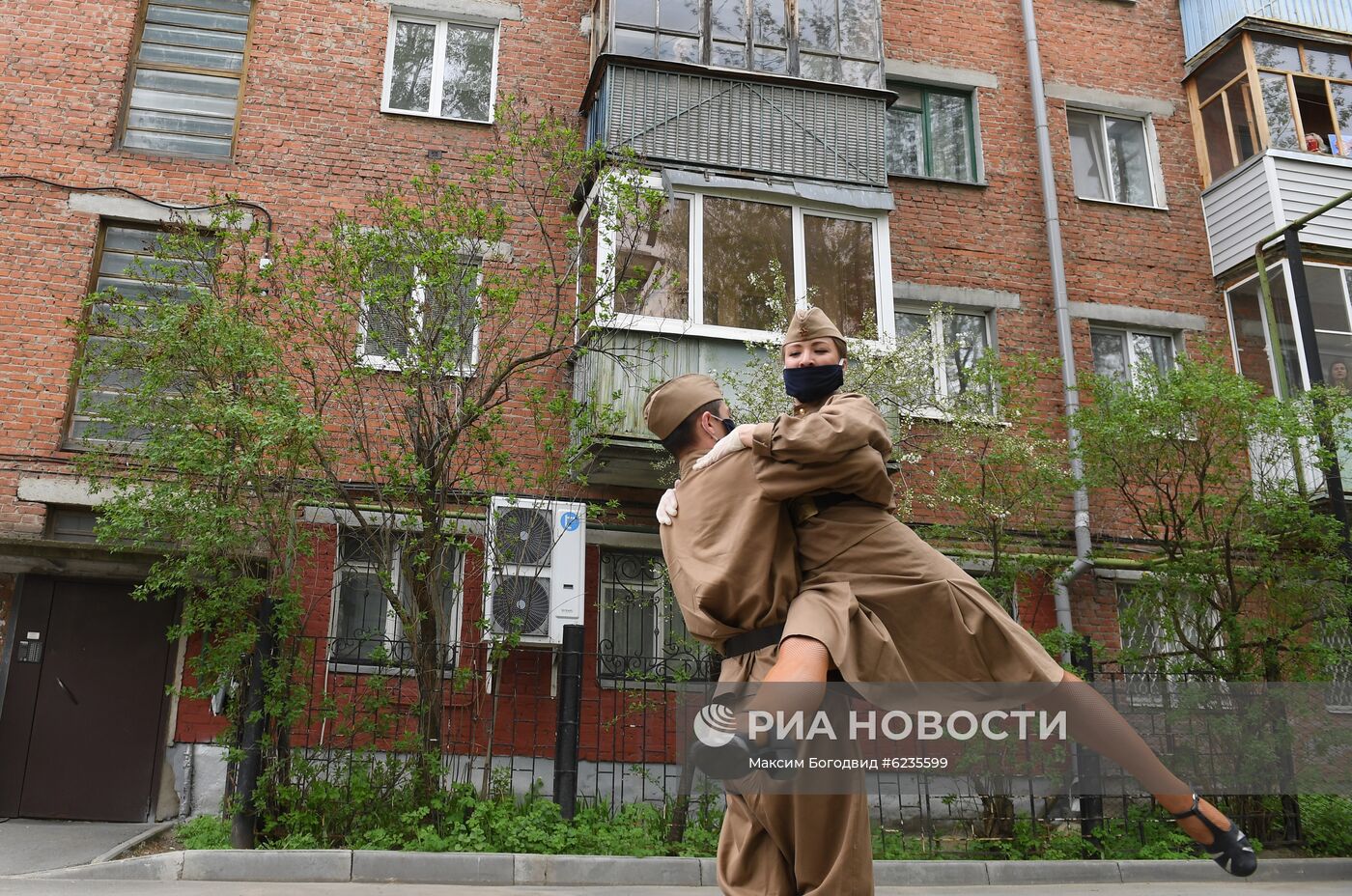 Персональный парад для ветерана Великой Отечественной войны