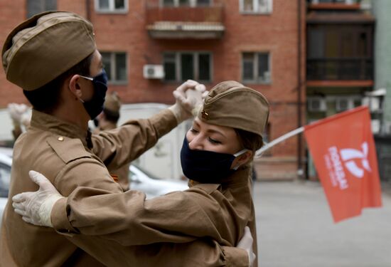 Персональный парад для ветерана Великой Отечественной войны