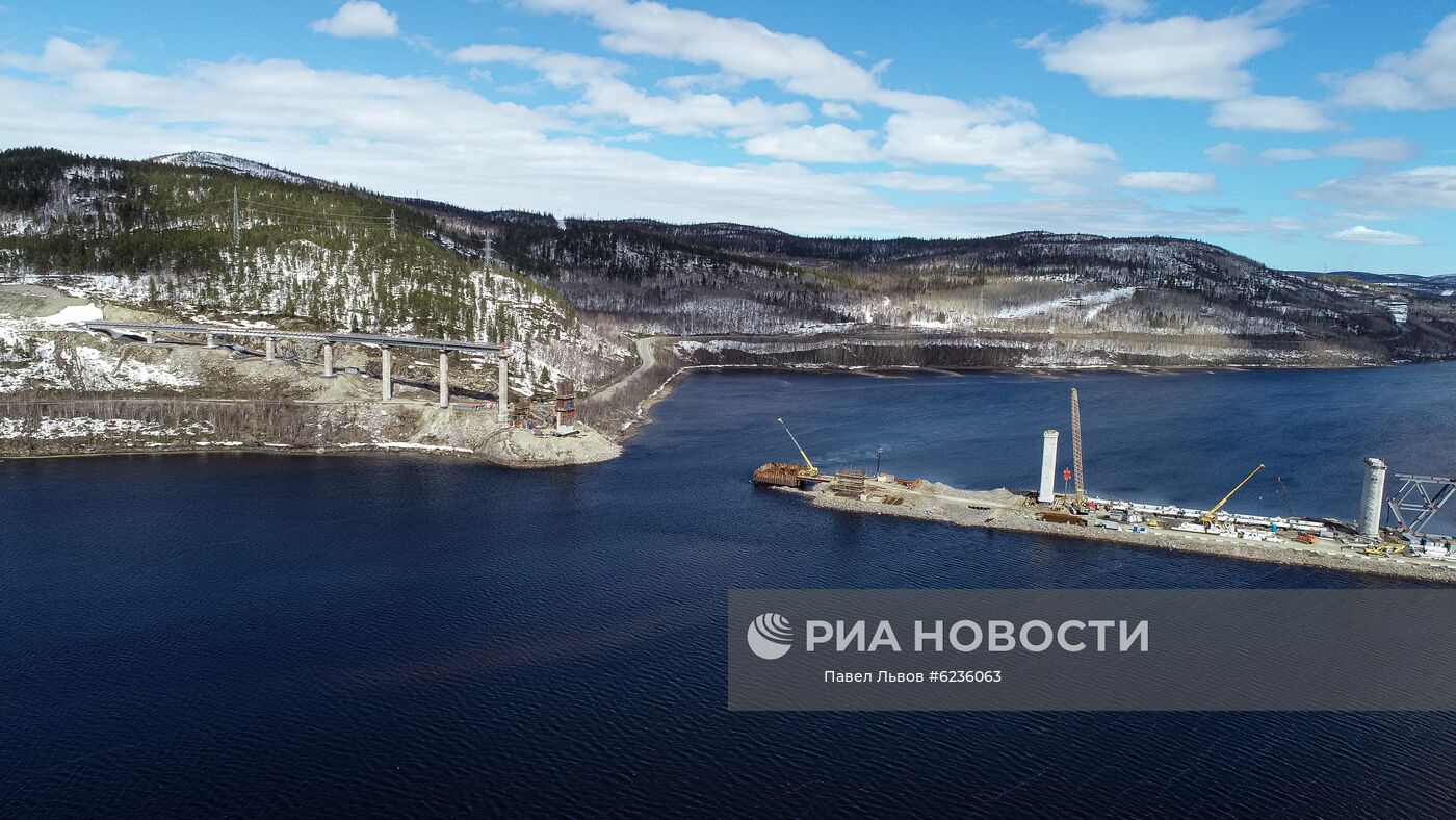 Мост через тулому строительство