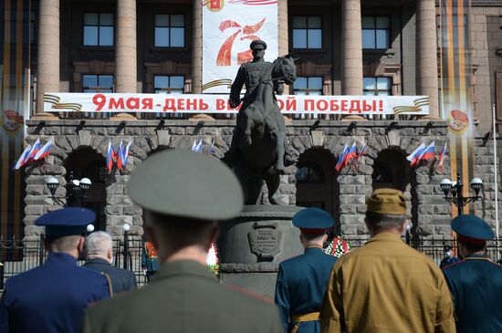 Подготовка к празднованию Дня Победы в городах России