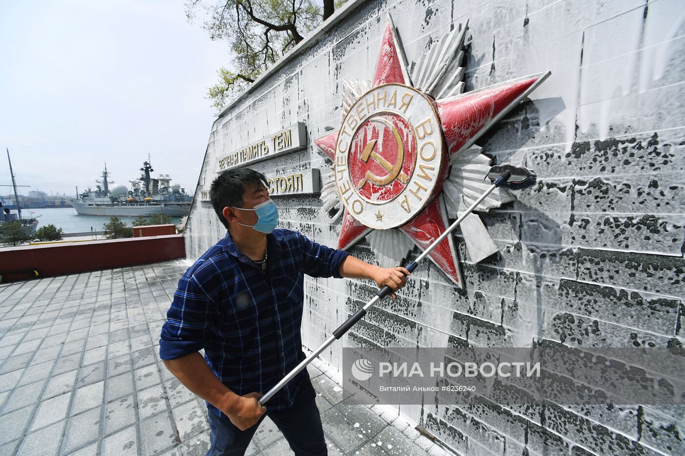 Подготовка к празднованию Дня Победы в городах России