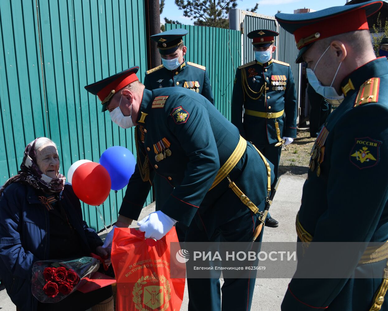 Поздравление ветеранов Великой Отечественной войны с наступающим Днем Победы 