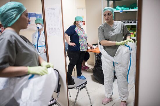 Центр "НМИЦ здоровья детей" Минздрава РФ, где проходят лечение дети с COVID-19 