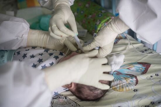 Центр "НМИЦ здоровья детей" Минздрава РФ, где проходят лечение дети с COVID-19 