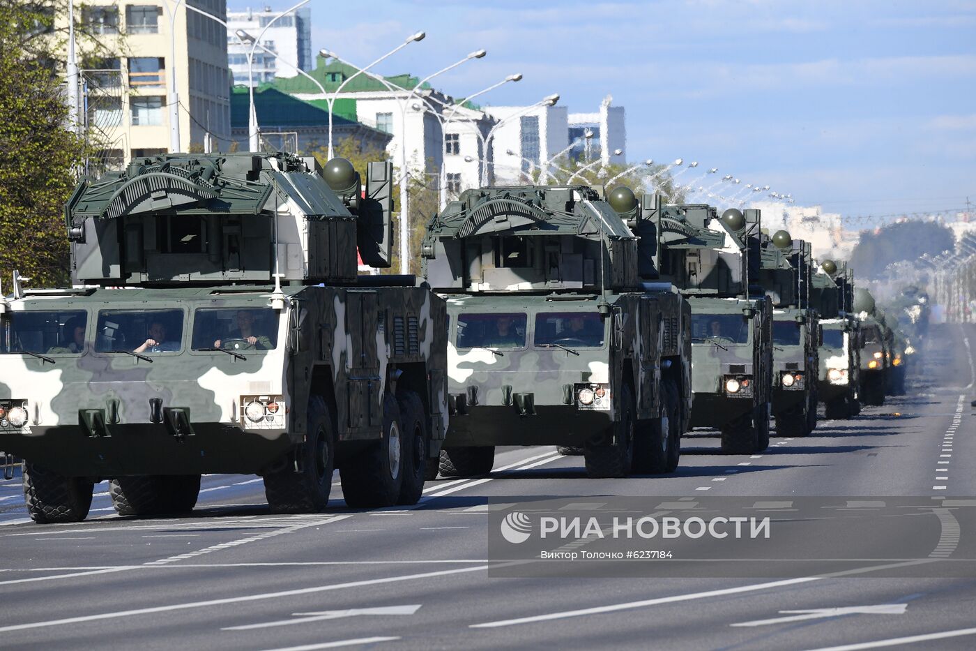 Репетиция парада ко Дню Победы в Минске