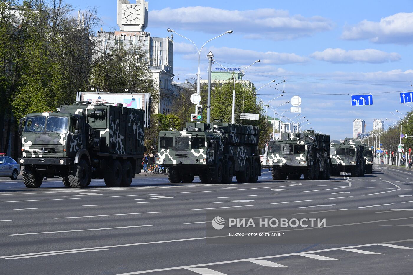 Репетиция парада ко Дню Победы в Минске