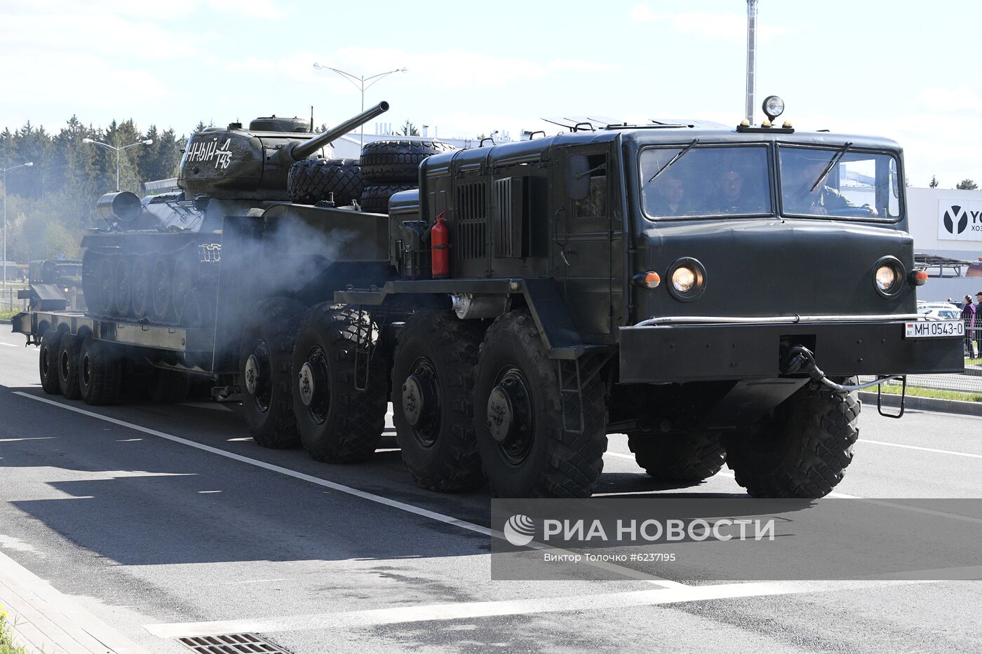 Репетиция парада ко Дню Победы в Минске