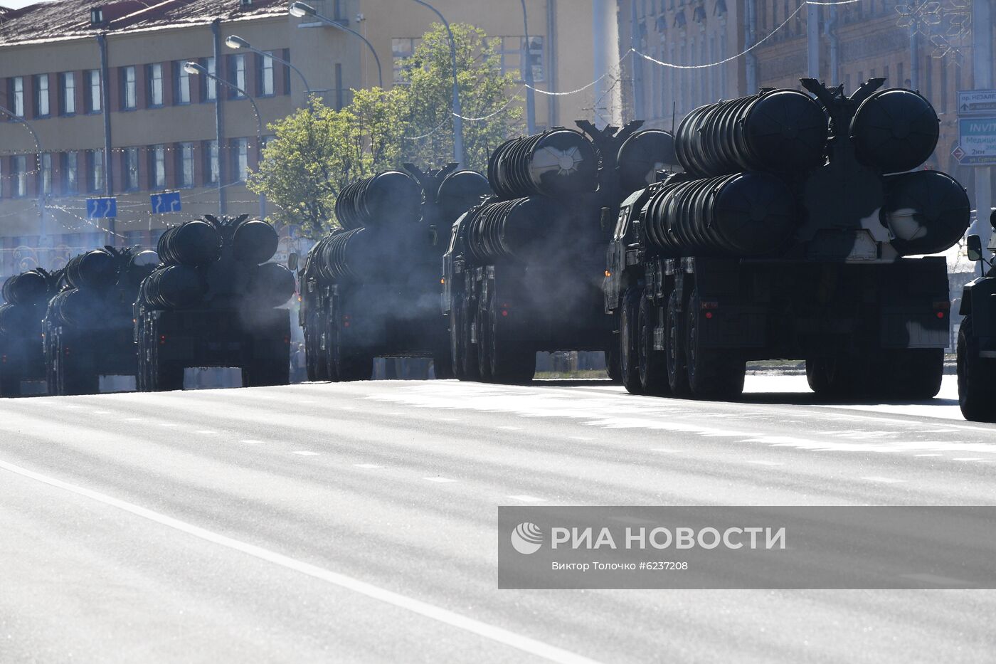 Репетиция парада ко Дню Победы в Минске