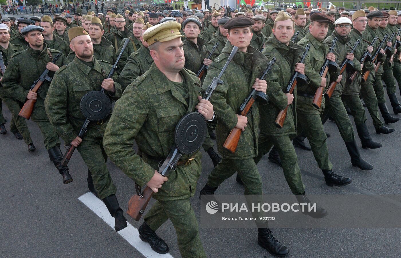 Репетиция парада ко Дню Победы в Минске