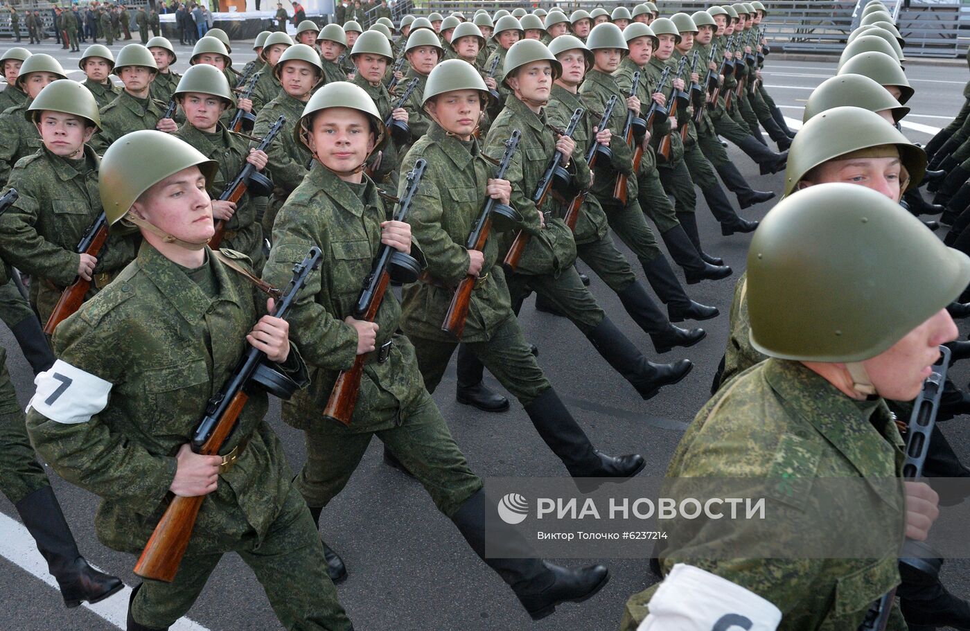 Репетиция парада ко Дню Победы в Минске