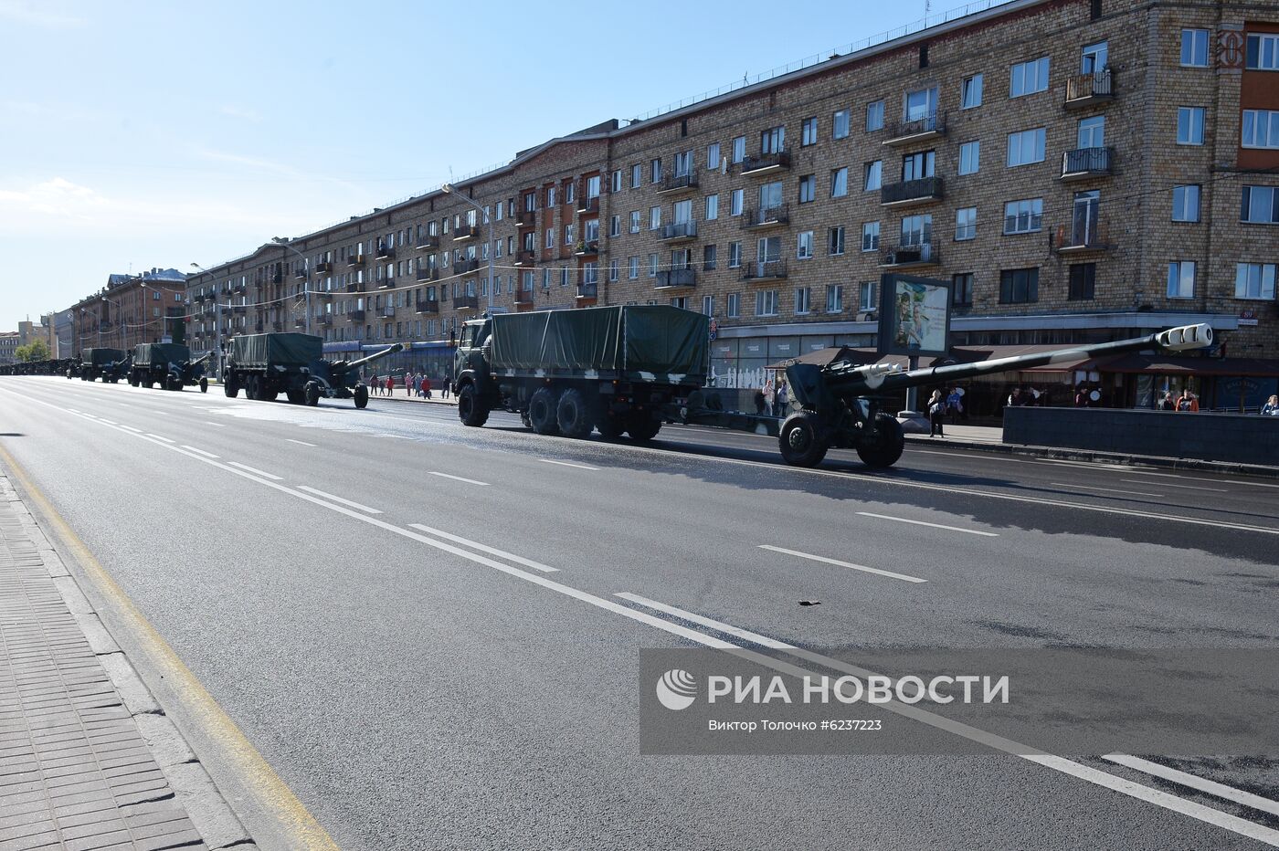 Репетиция парада ко Дню Победы в Минске