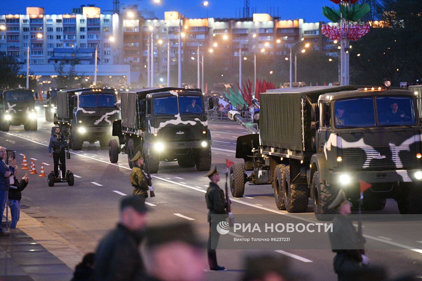 Репетиция парада ко Дню Победы в Минске