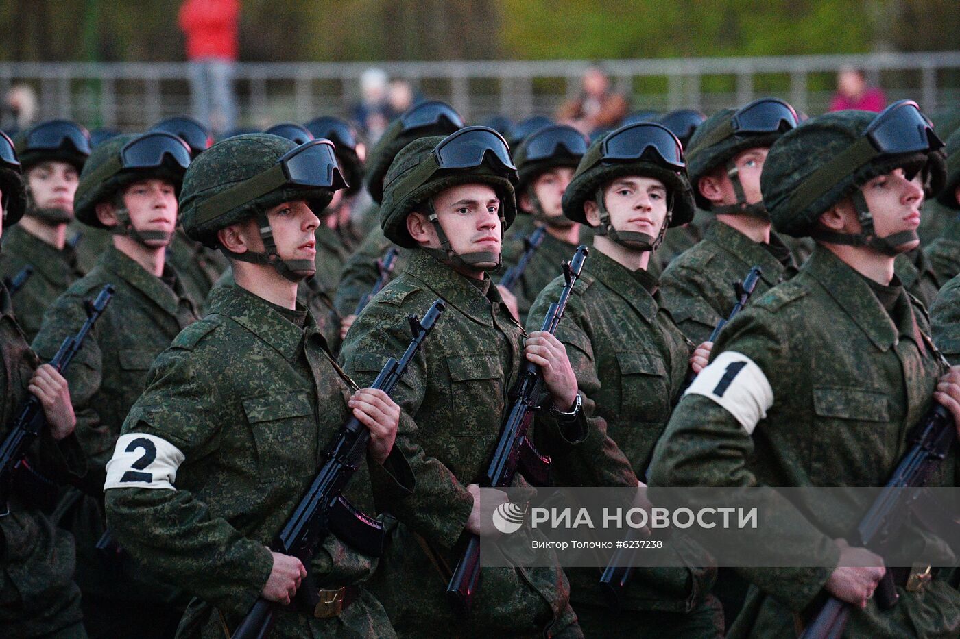 Репетиция парада ко Дню Победы в Минске