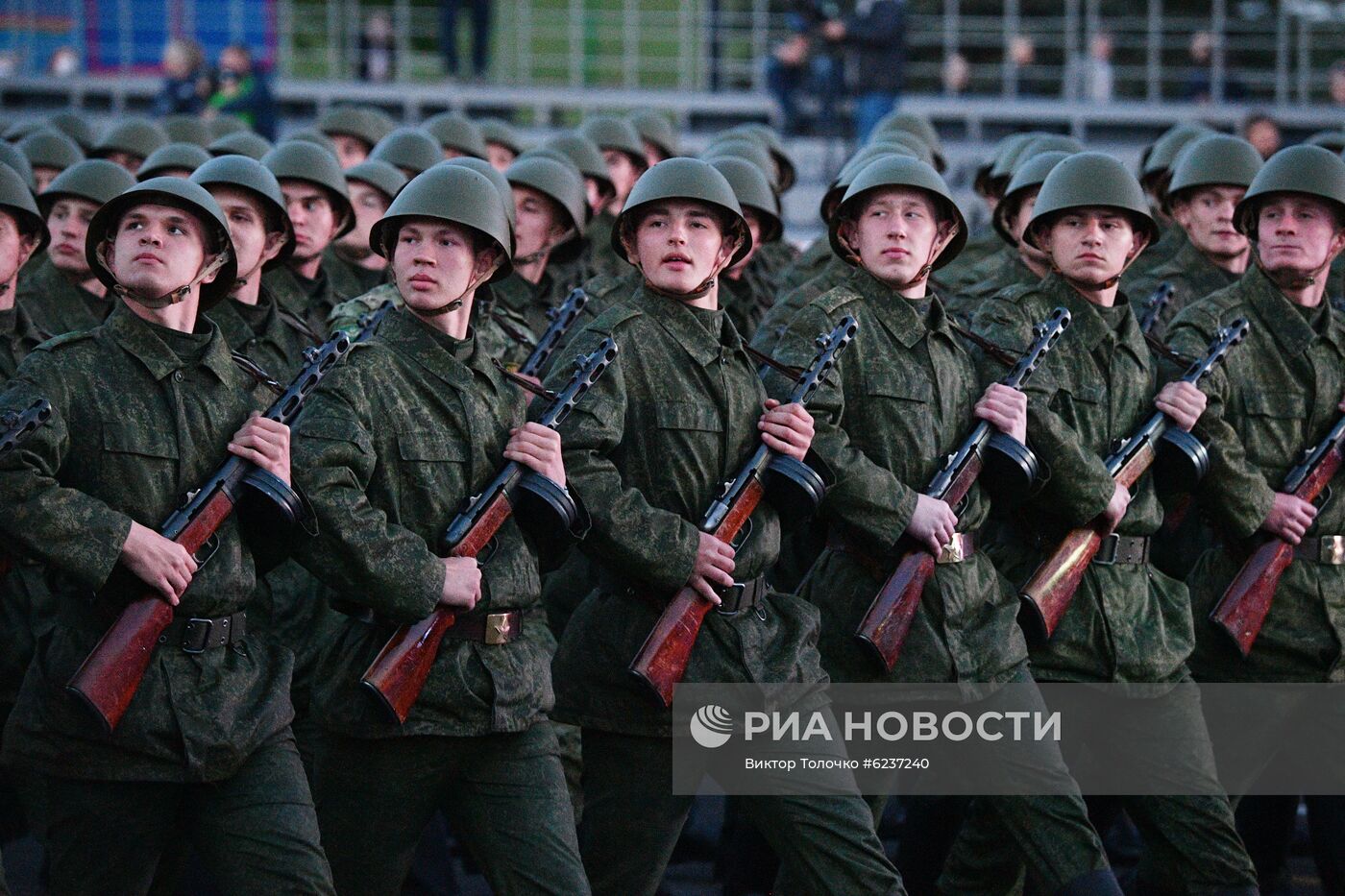 Репетиция парада ко Дню Победы в Минске