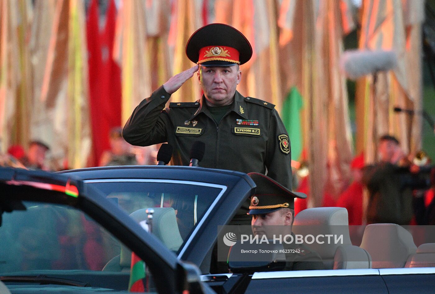 Репетиция парада ко Дню Победы в Минске