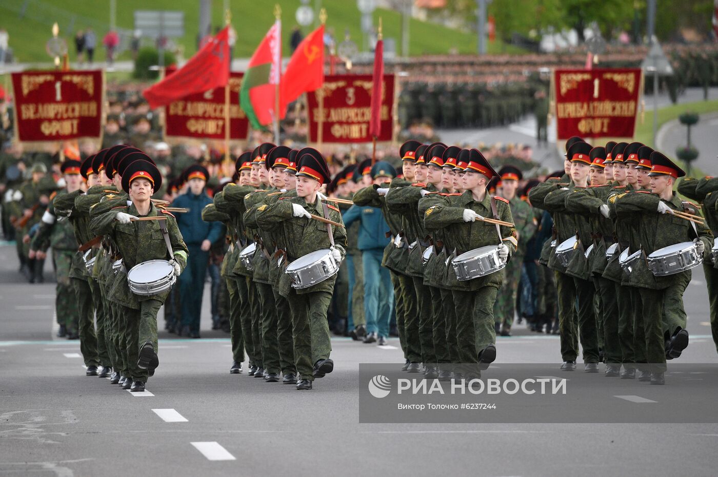 Репетиция парада ко Дню Победы в Минске