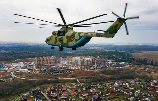 Репетиция воздушного парада Победы в Москве