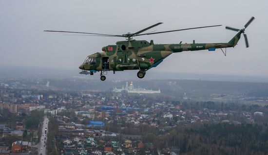 Репетиция воздушного парада Победы в Москве