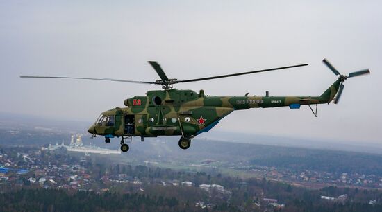 Репетиция воздушного парада Победы в Москве