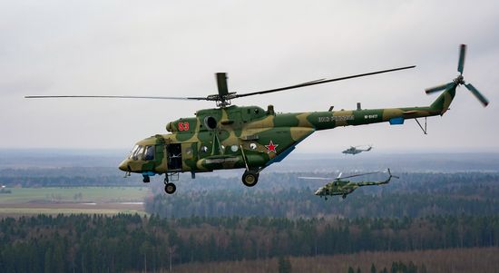 Репетиция воздушного парада Победы в Москве