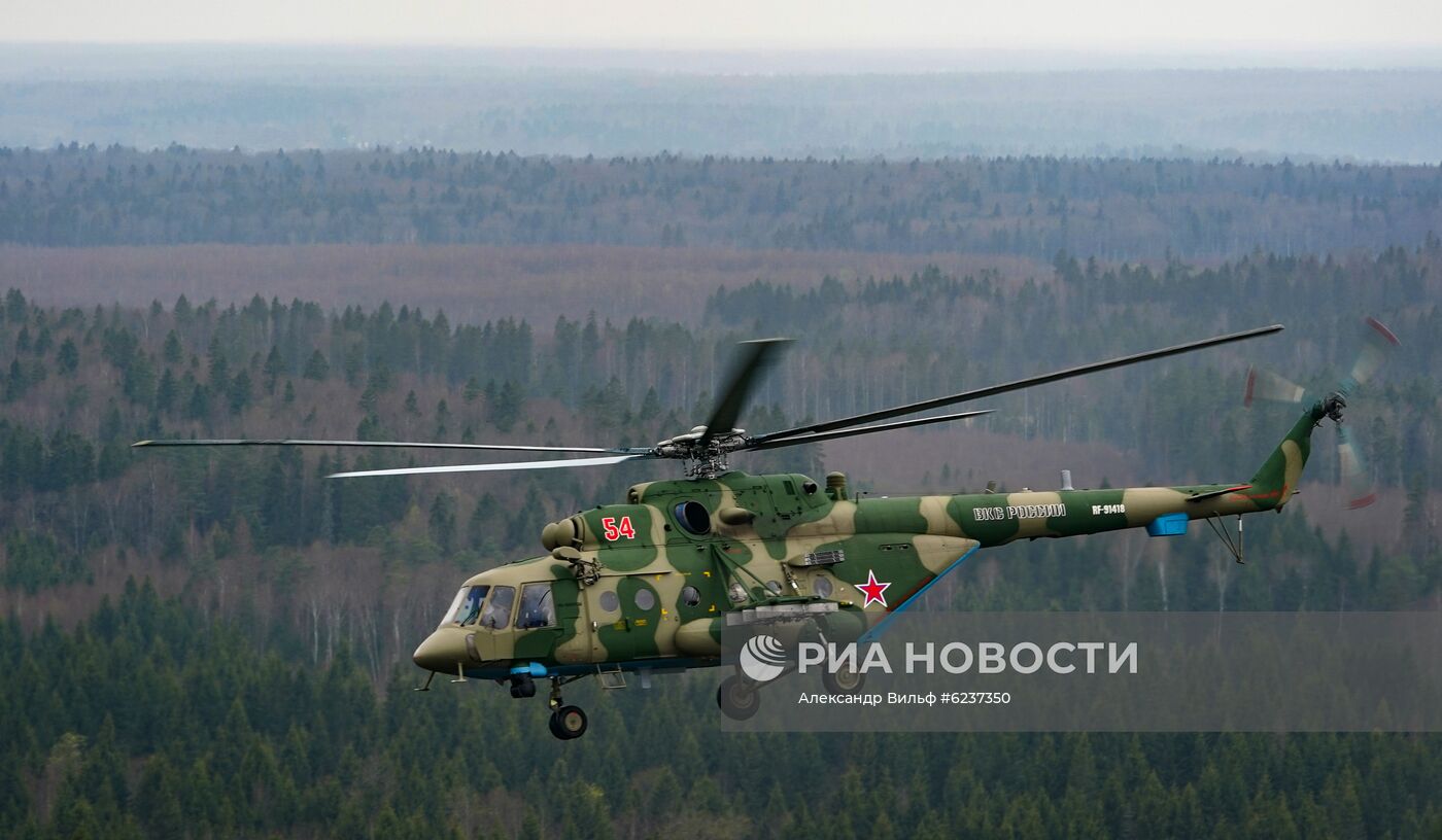 Репетиция воздушного парада Победы в Москве