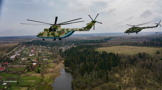 Репетиция воздушного парада Победы в Москве