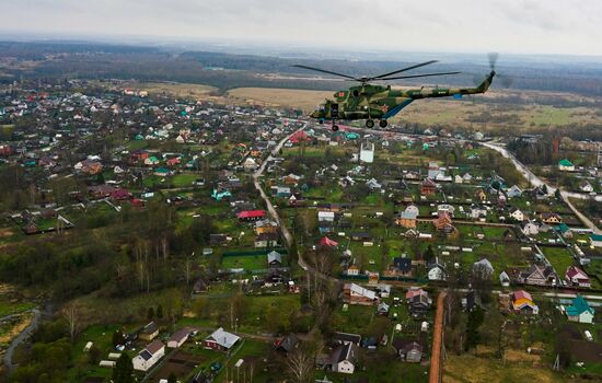 Репетиция воздушного парада Победы в Москве