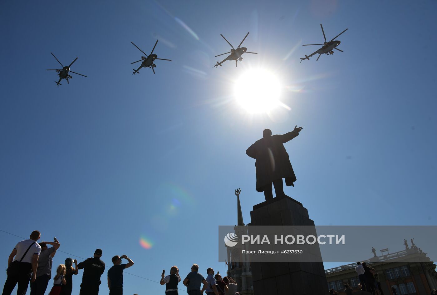 Воздушный парад Победы в городах России