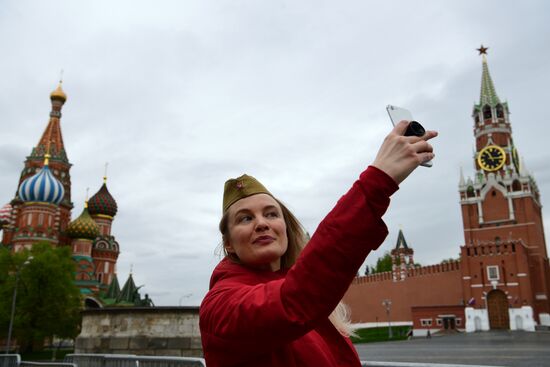 Празднование Дня Победы в Москве