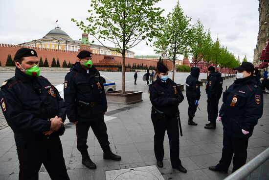 Празднование Дня Победы в Москве