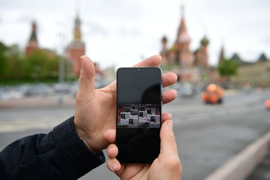 Акция "Бессмертный полк" в Москве
