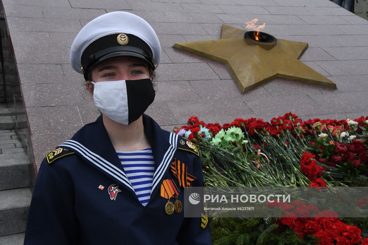 Празднование Дня Победы в городах России