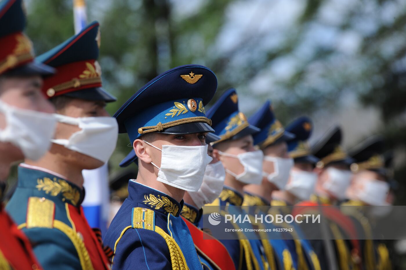 Празднование Дня Победы в городах России