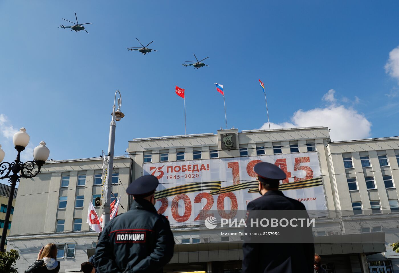 Воздушный парад Победы в городах России