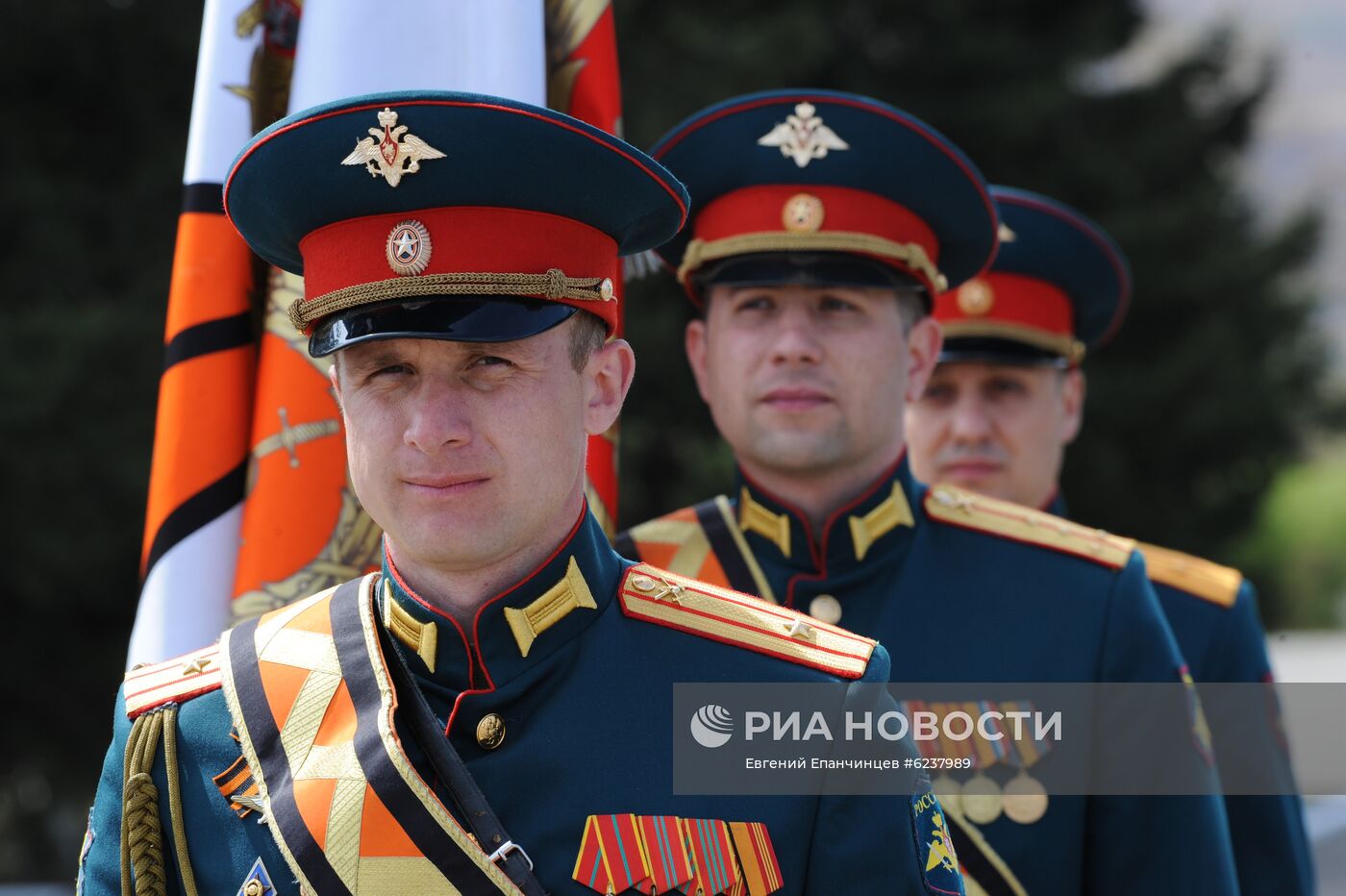 Празднование Дня Победы в городах России