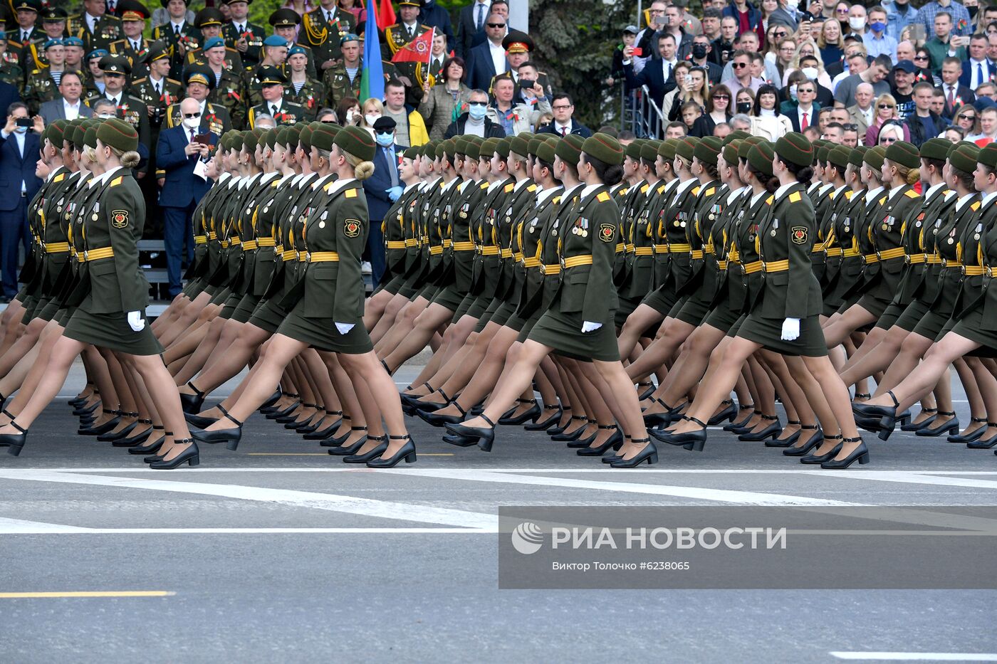 Парад в честь Дня Победы в Минске