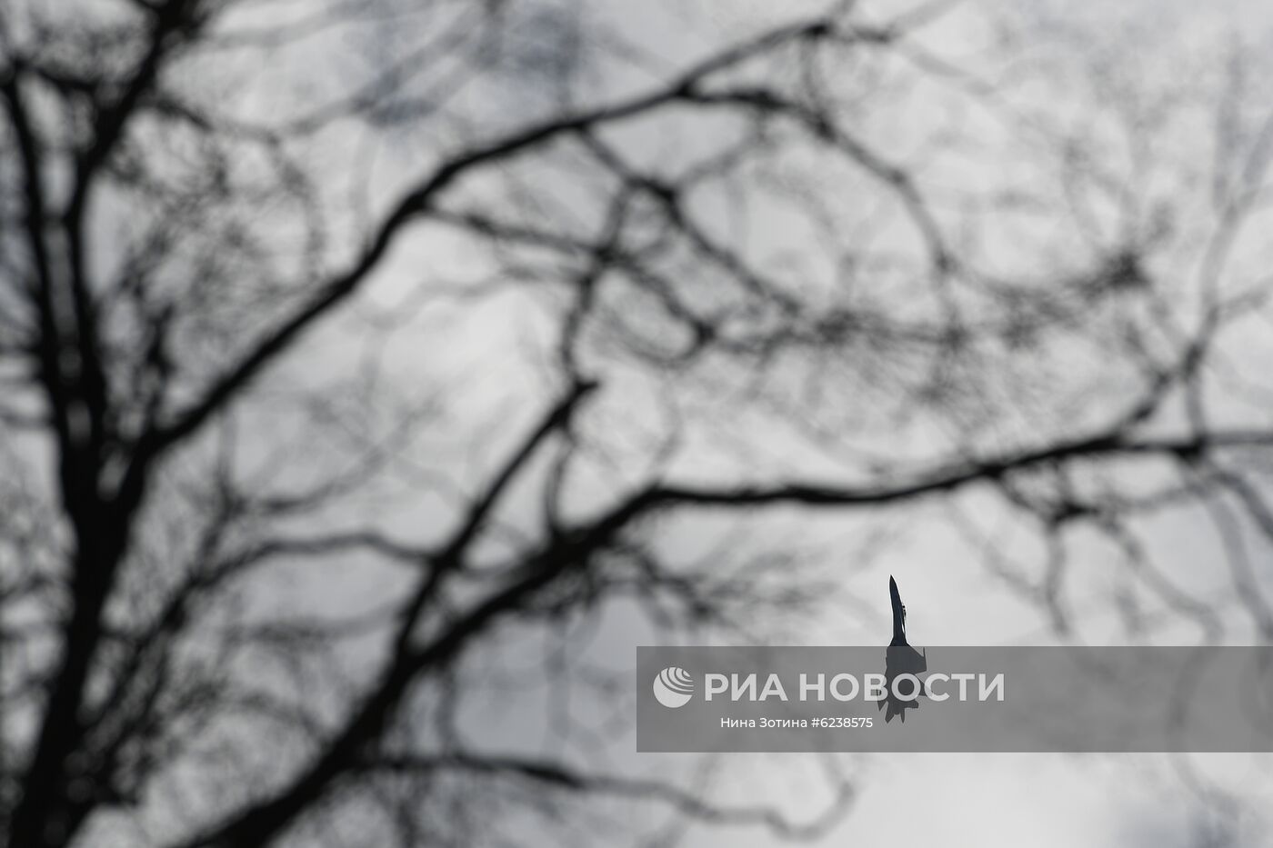 Истребитель Су-35 пилотажной группы "Соколы России" выступает на авиационном празднике в честь Дня Победы в Кубинке. Место: Россия, Кубинка. Автор: Нина Зотина/РИА Новости. Авиационный праздник в честь Дня Победы