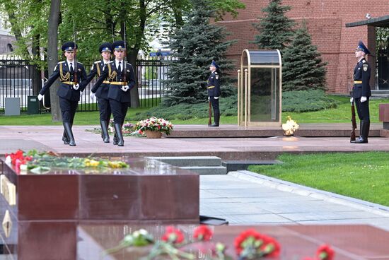 Празднование Дня Победы в Москве
