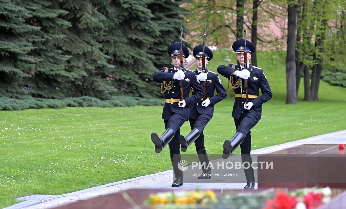 Празднование Дня Победы в Москве