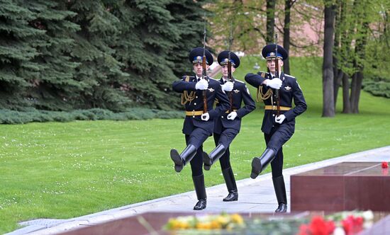 Празднование Дня Победы в Москве