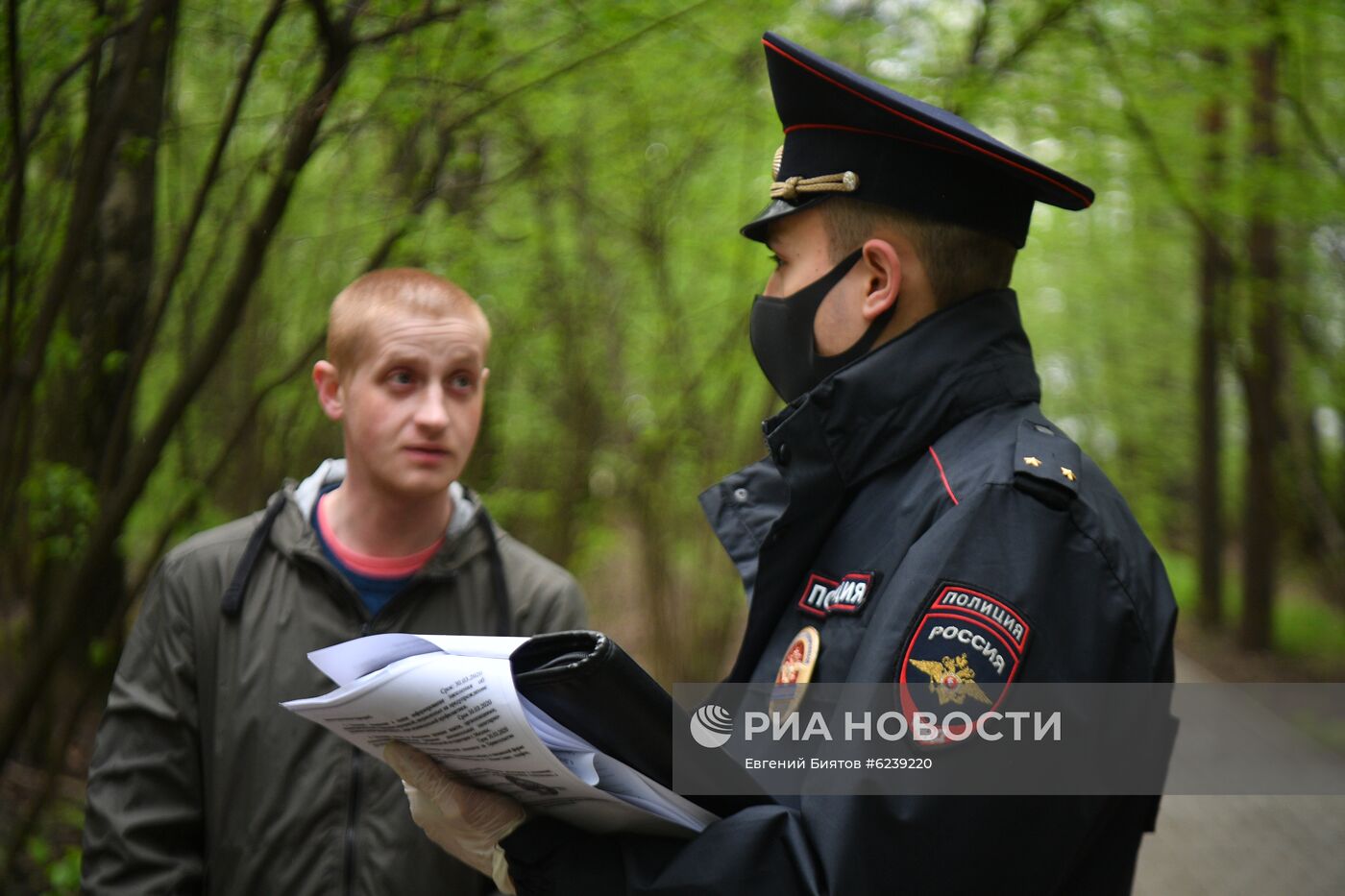 Патрулирование Москвы сотрудниками полиции