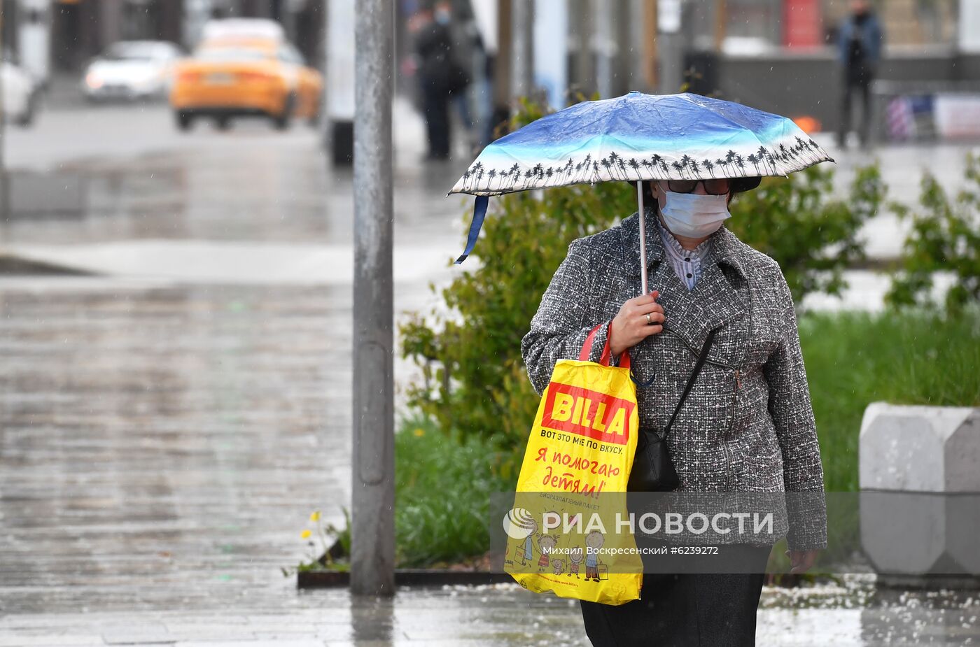 Москва во время режима самоизоляции жителей