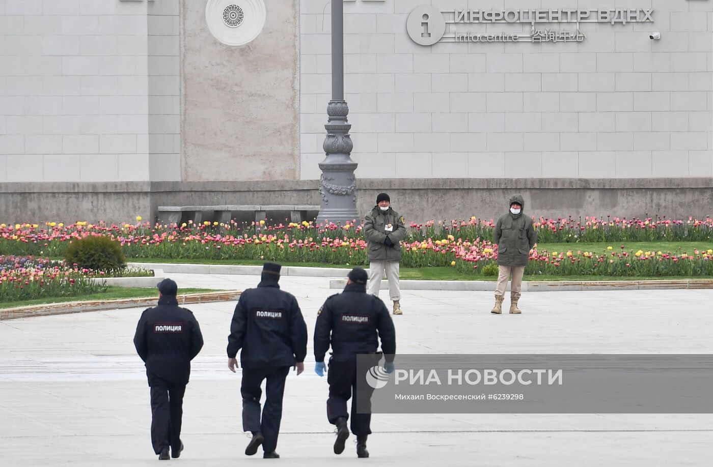 Москва во время режима самоизоляции жителей