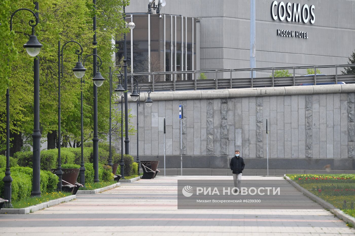 Москва во время режима самоизоляции жителей