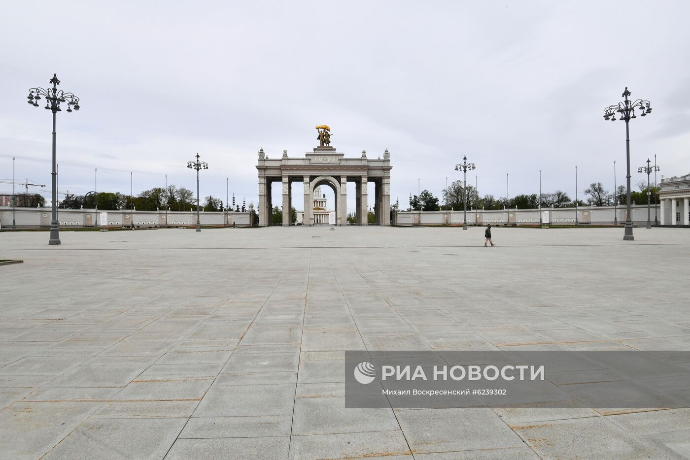 Москва во время режима самоизоляции жителей