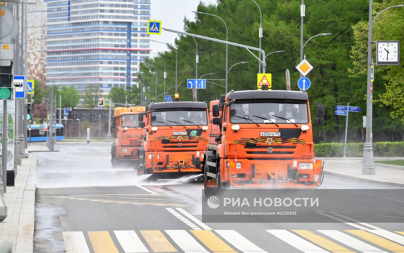 Москва во время режима самоизоляции жителей