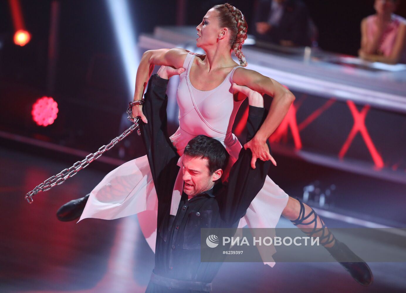 Съемки шестого выпуска шоу "Танцы со звездами" на телеканале "Россия 1"