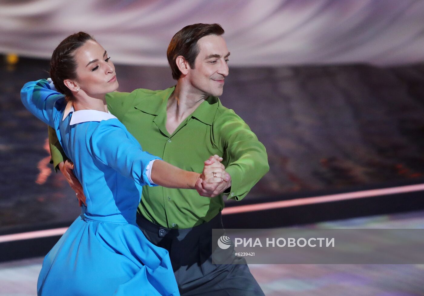 Съемки шестого выпуска шоу "Танцы со звездами" на телеканале "Россия 1"
