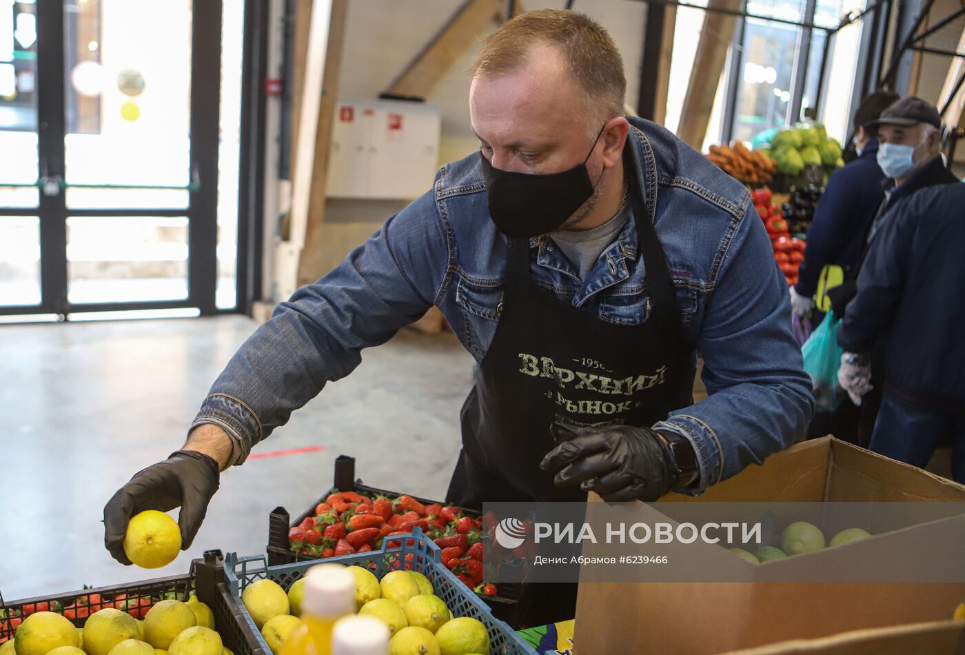 Работа продовольственных рынков в Ставропольском крае