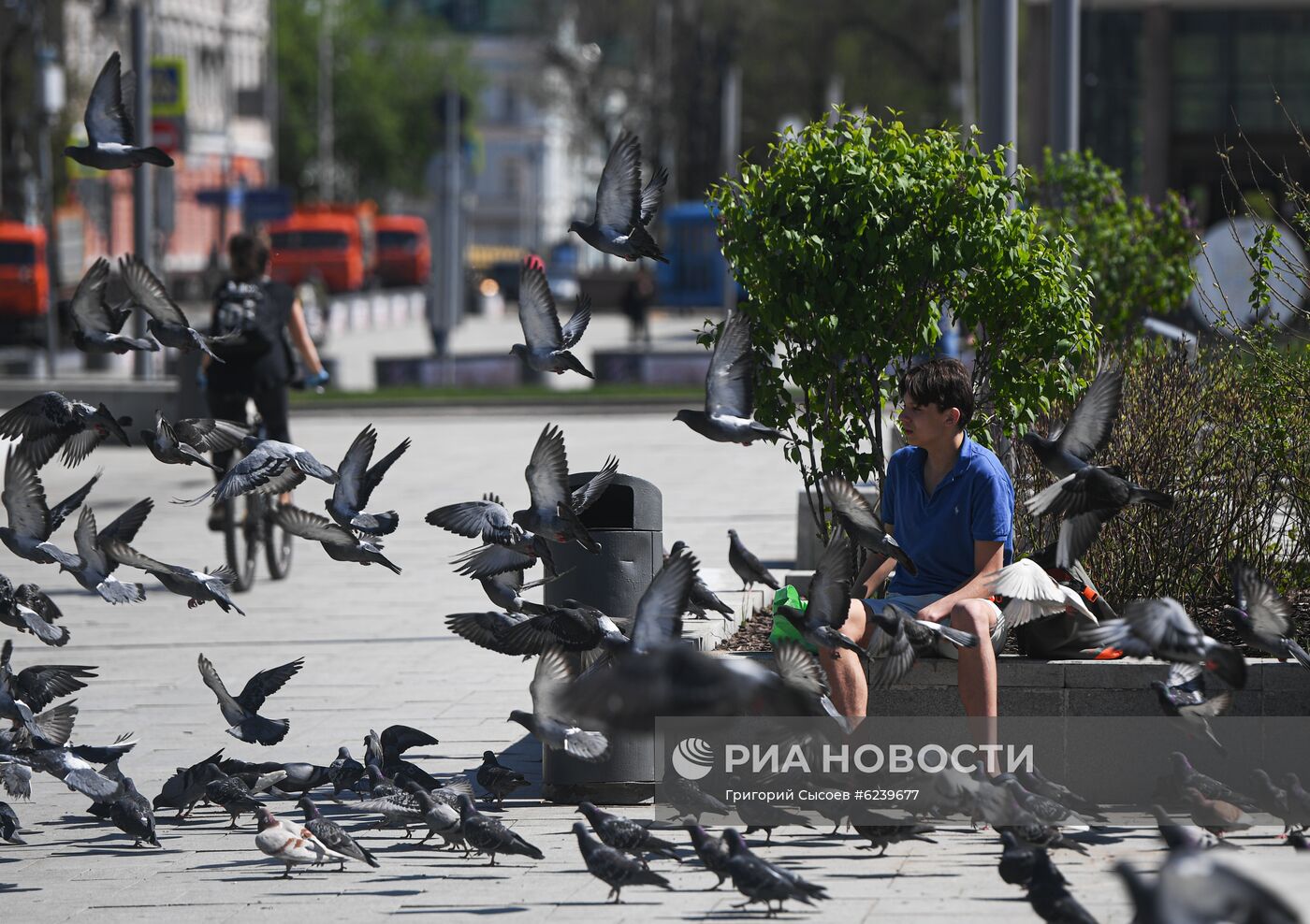 Москва во время режима самоизоляции жителей